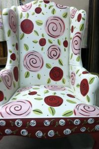 Painted Chair by Susan Miller