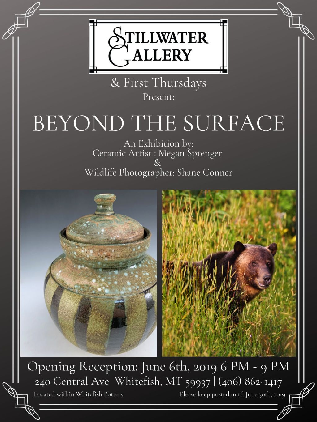 June 6th Gallery Night at Whitefish Pottery & Stillwater&nbsp;Gallery